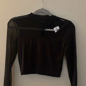 NWT crop long sleeve